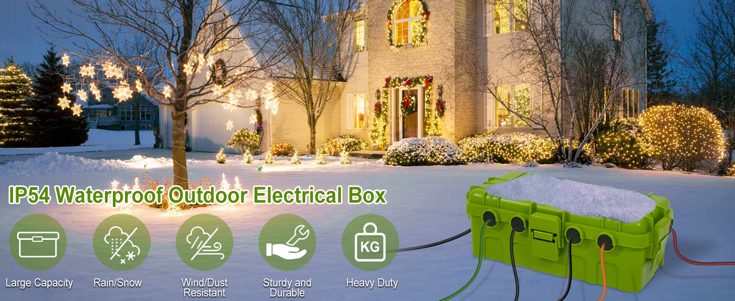 outdoor electrical box waterproof