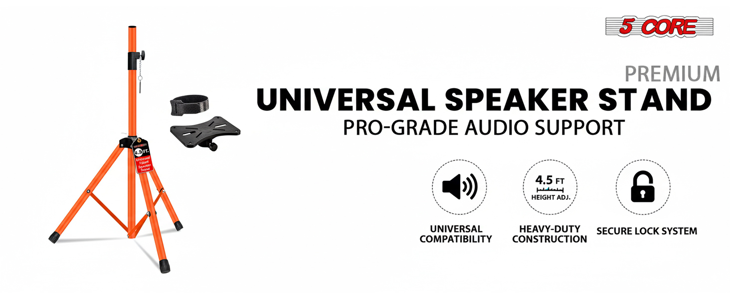 speaker stand height adjustable tripod mount pole stage studio