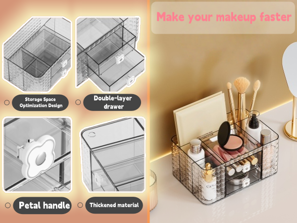 clear storage drawers