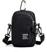 Lohol Multifunction Cell Phone Holster, One Shoulder Pouch with Carabiner, Outdoor Tactical Waist...