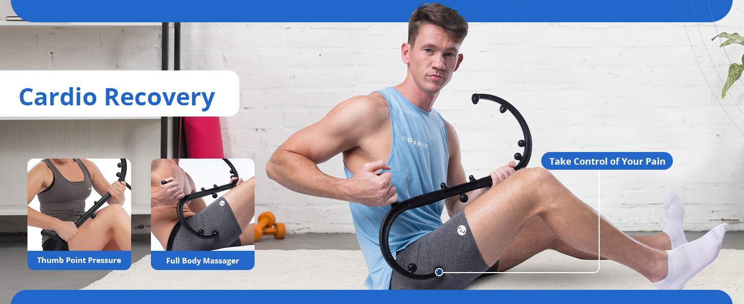 back knobber, back massage hook, massage stick for back, back bar, neck back massage