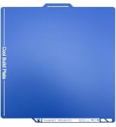 HIKUDIY 257x257mm Cold Build Plate for Bambu Lab X2D P2S P1S P1P X1C X1E A1, Double-Sided Texture...
