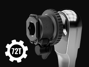 Mini Ratchet Wrench with 20PC Bits Set