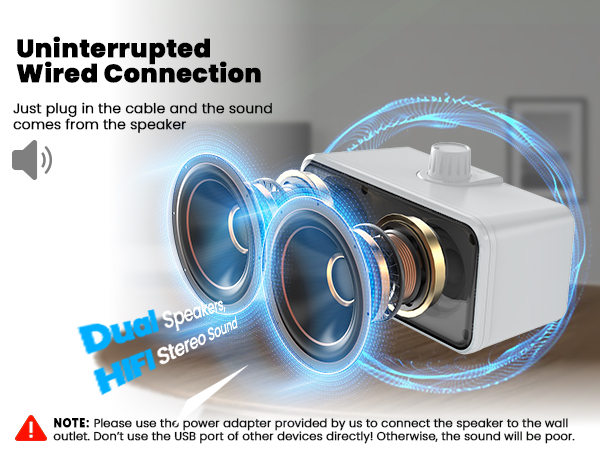 wired speakers for tv