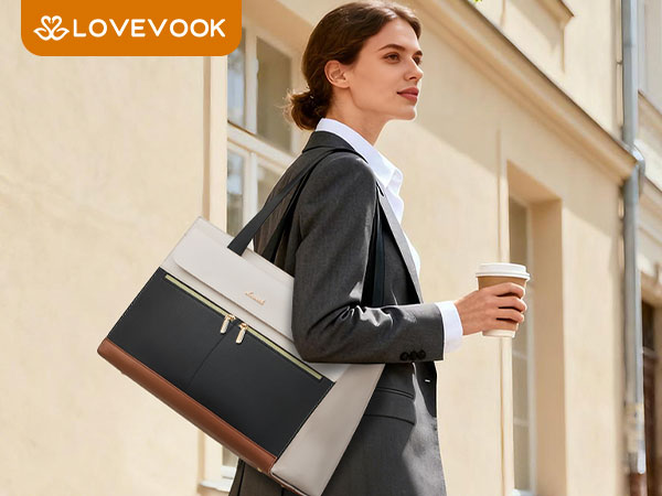 Large capacity tote bag for women with shoulder strap, ideal for office, travel and everyday carry