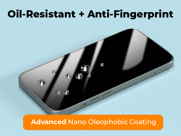 Oil-Resistant + Anti-Fingerprint