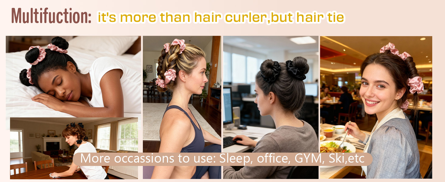 hair rollers heatless curlers curls curler curling overnight rods curl roller women curly