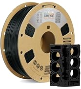 OVERTURE Super PLA+ Filament 1.75mm, Toughness Enhanced PLA Plus, Cardboard Spool, 1kg Filament (...