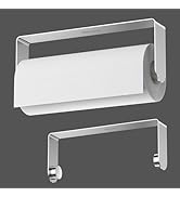 Mbillion Paper Towels Holder Under Cabinet Wall Mount and Self-Adhesive Paper Towel Rack for Kitc...