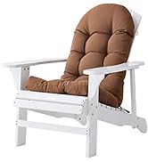 Enipate Weather Resistant Cushions for Adirondack Chair High Back Indoor Outdoor Patio Tufted Lou...
