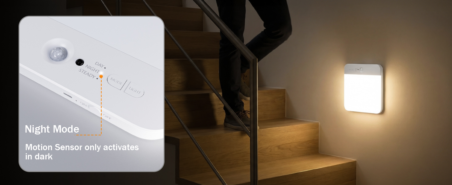 Sensor Motion Ceiling Light - Night Mode