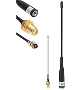 Meshnology 1Pcs 915MHz LoRa Antenna 10dBi Gain for Meshtastic Long Range Soft Whip Antenna 19cm O...