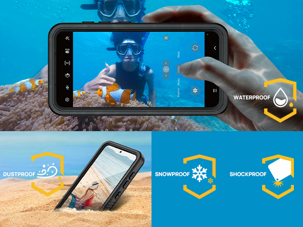 Waterproof, dustproof, snowproof