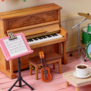 Dollhouse Mini Guitars Models