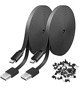 2 Pack 10FT Power Extension Cable Compatible with WyzeCam, WyzeCam Pan, WYZE Cam OG,KasaCam Indoo...