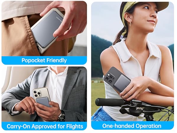 magsafe wireless charger for iphone 16 pro max power bank magnetic battery pack