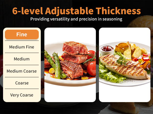 Electric Salt and Pepper Grinder Set