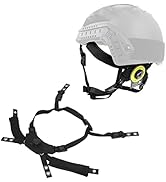 Tactical Helmet Chin Strap Dial Suspension System, Adjustable Dial 4 Points Suspension System wit...
