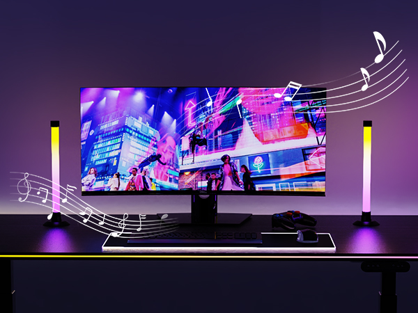 led monitor backlight gaming desk accessories