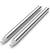 JOYMOOP Mop Handle Extension Rods, for Extending &amp; Replacing Flat Mop, Stainless Steel Mop Handle...