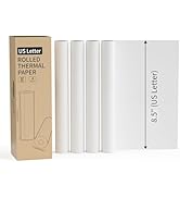 FungLam 4 Rolls US Letter Thermal Printer Paper 8.5