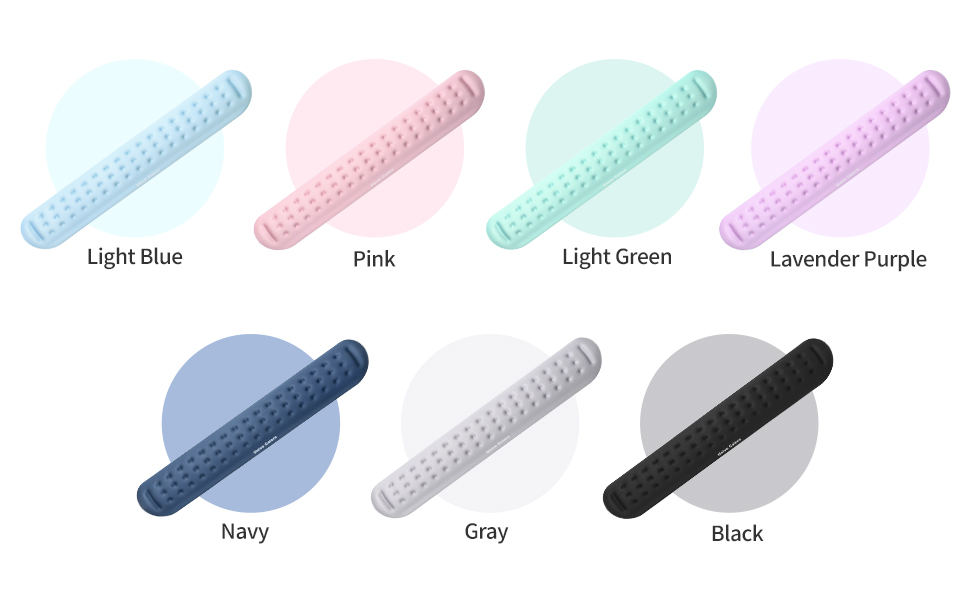 Univo Colors Superfine Fiber Soft Memory Foam Ergonomic Keyboard Wrist Rest