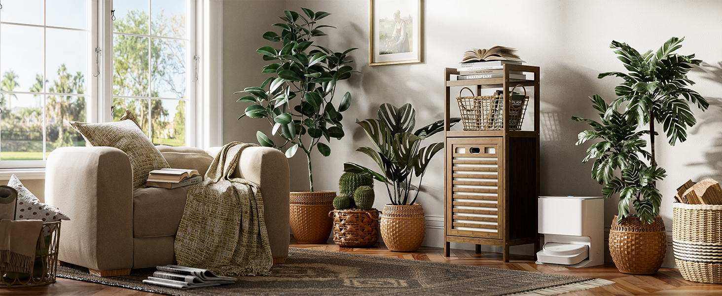 living room tilt out hamper cabinet