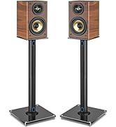 Rfiver Universal Floor Speaker Stands for Surround Sound, Heavy Duty 28 Inch Bookshelf Speaker St...