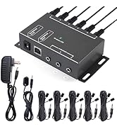 IR Repeater System Infrared Repeater Kit Control Up to 10 Devices Hidden Infrared Remote Extender...