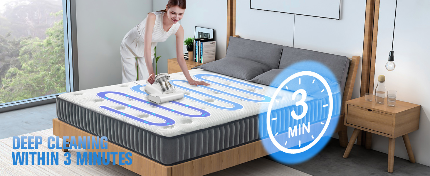 UV bed vacuum cleaner