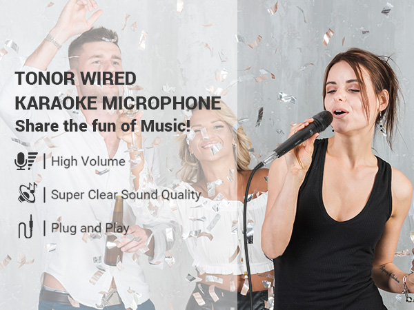 TONOR WIRED KARAOKE MICROPHONE