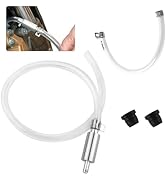 IHOTDER Car Brake Bleeder Hose with One Way Check Valve,Durable Brake Fluid Bleeder Hoses Replace...