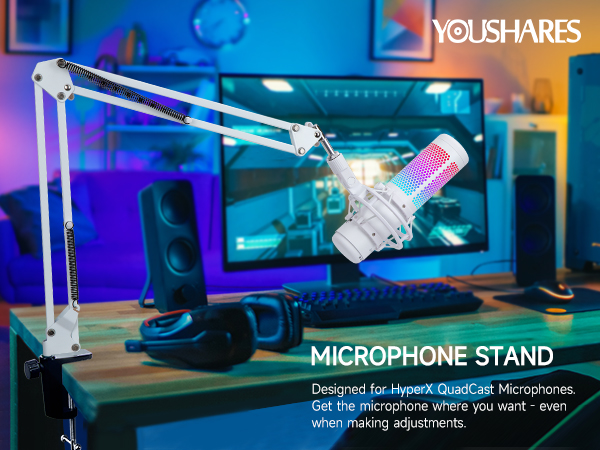 hyperx quadcast mic stand hyperx quadcast s boom arm hyperx quadcast s mic stand