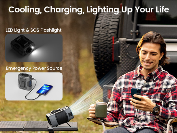 portable waist clip fan clip on fan for shirt