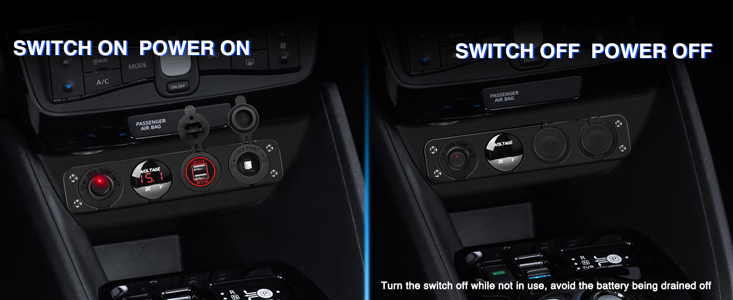 Switch indicator light