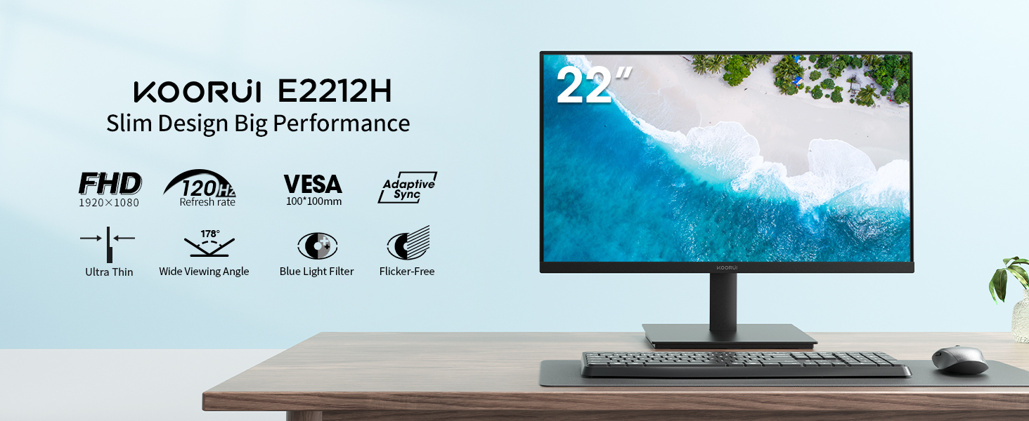 monitor computer monitor pc monitor 22 inch computer monitor 100hz 120hz monitor 1080p fhd monitor
