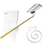 Universal Front Mount Toilet Handle Replacement Kit Compatible with Kohler/Mansfield/American Sta...