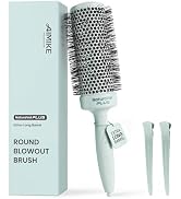 AIMIKE NaturaVol Extra-long Round Brush for Blow Out, Large Round Brush Nano Thermal Ceramic Tech...