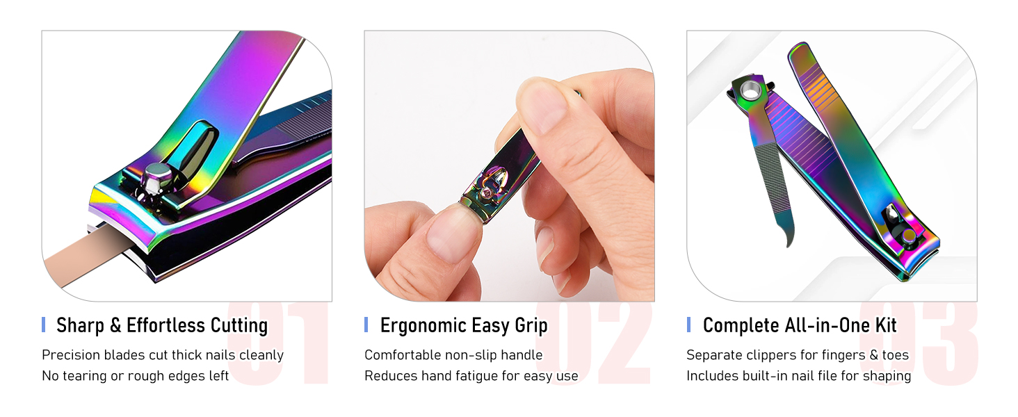 Sharp, Effortless Cutting, Ergonomic Easy Grip