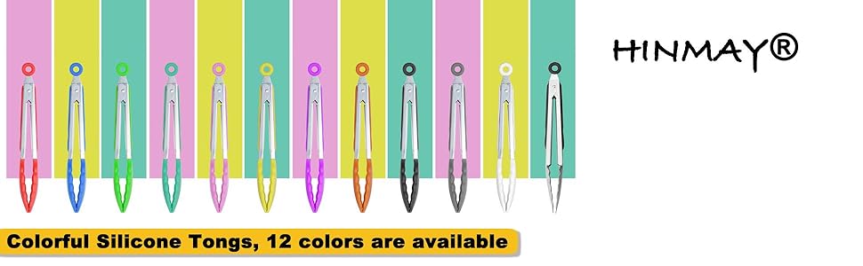 silicone cooking tongs