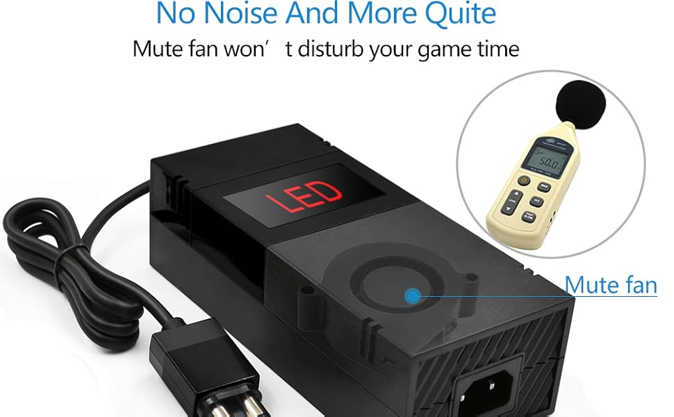 xbox one power brick led display