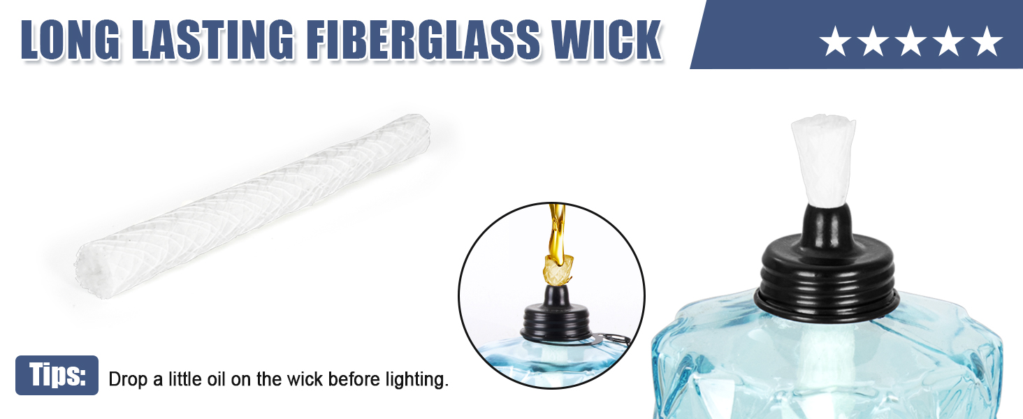 outdoor torches with 4 prong stake