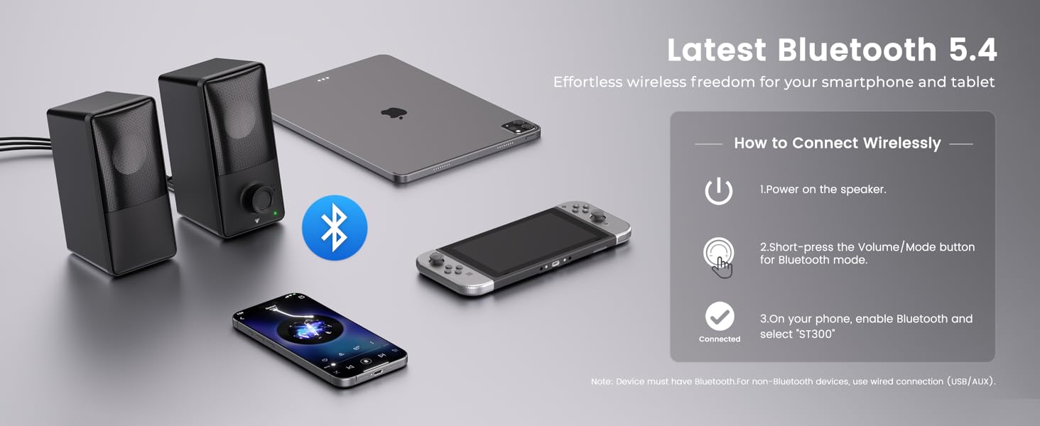 Speaker with Bluetooth