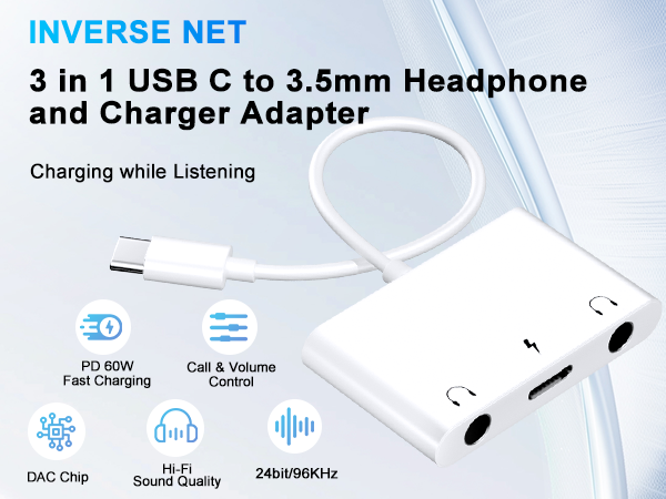 Headphone Splitter for 2 Headphones