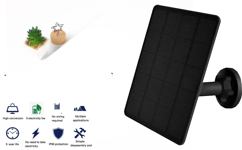 5W Power Output Non-stop Solar Power