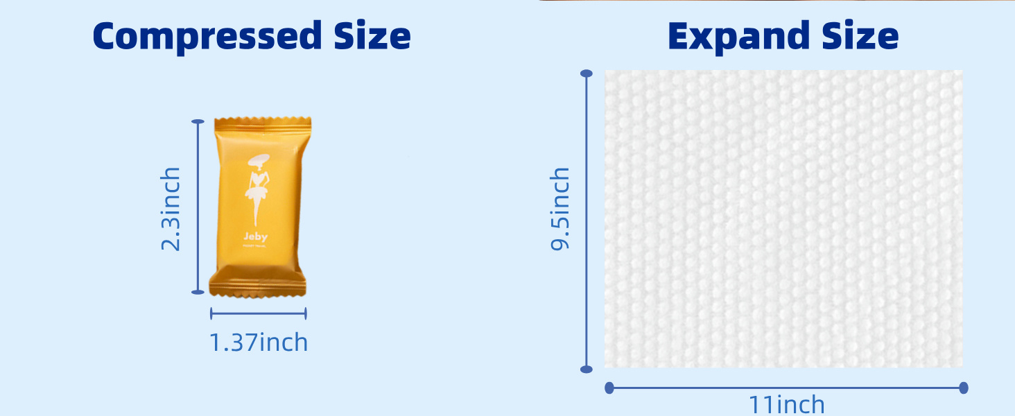 Compressed Towel Tablets