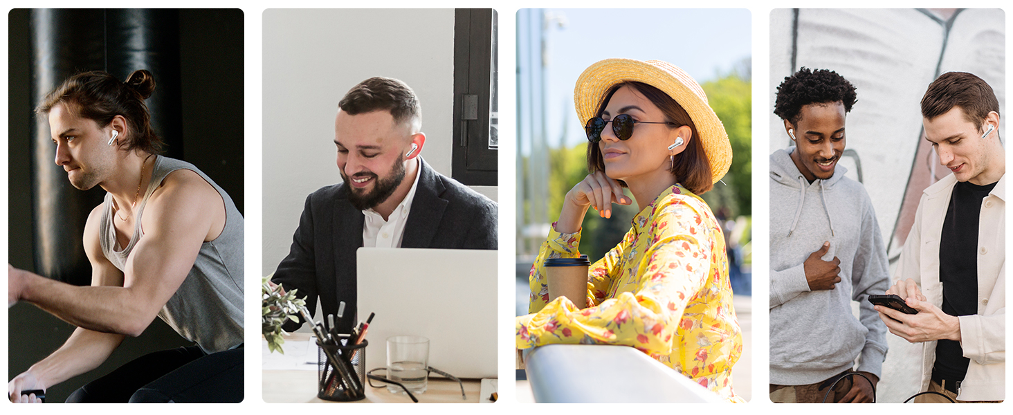 headset is compact and lightweight, it is suitable for running, yoga, cycling, commuting and work