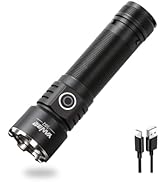 Trliradyn LED Rechargeable Flashlights High Lumens, Long Lasting 14H Compact Handheld Flash Light...