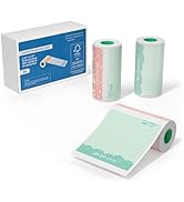 JD-23 Sticker Printer Thermal Paper, 55X70mm, 3 Rolls, Color Sticker Paper