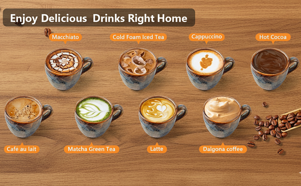 milk frother and steamer